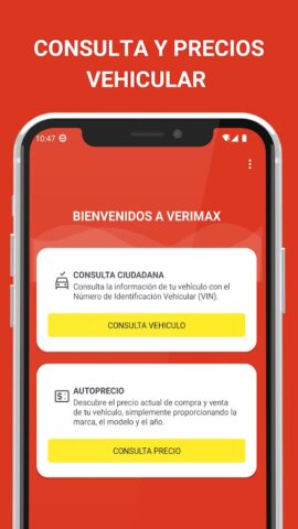 VERIMAX Consulta Ciudadana для Android — скриншот 2