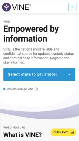 VINELink для Android — скриншот 1