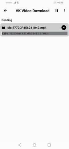 VK Video downloader для Android — скриншот 3