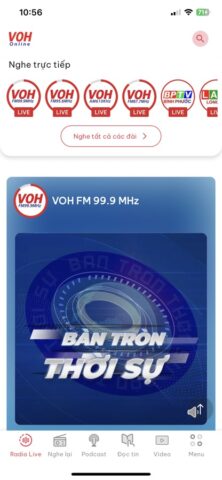 VOH Radio Online для iOS — скриншот 1