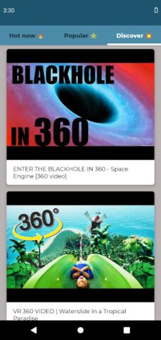 VR-видео для Android — скриншот 4