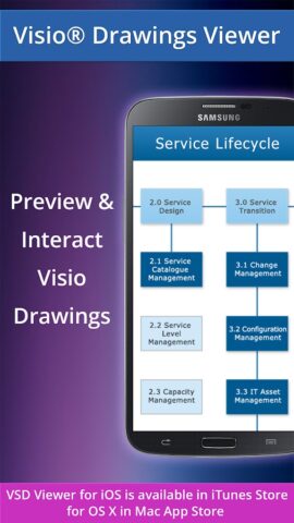 VSD Viewer for Visio Drawings для Android — скриншот 1