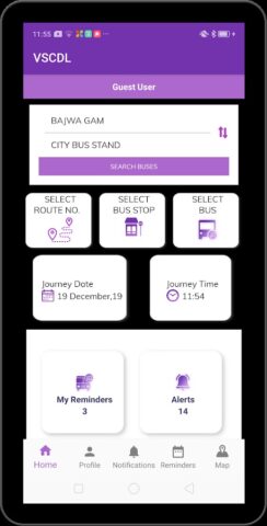 Vadodara Smart City Bus для Android — скриншот 1