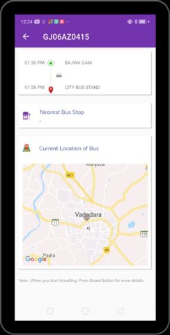 Vadodara Smart City Bus для Android — скриншот 4