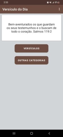 Versiculo do Dia для Android — скриншот 1