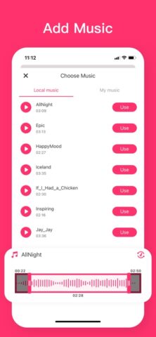 Video Collage App для iOS — скриншот 4