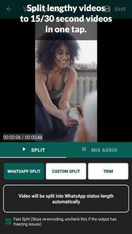 Разделитель Видео для WhatsApp для Android — скриншот 2