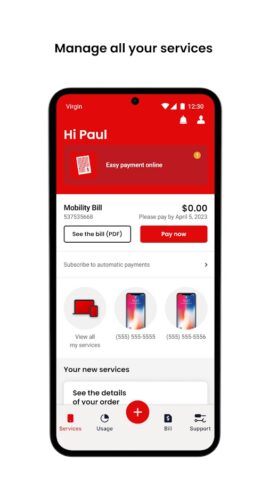 Virgin Plus My Account для Android — скриншот 1