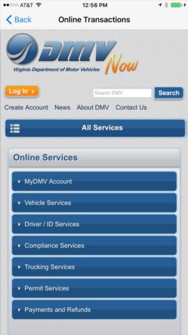 VirginiaDMV для iOS — скриншот 2