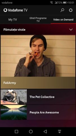 Vodafone TV+ для Android — скриншот 4