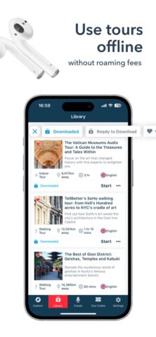 VoiceMap: Audio Tours & Guides для iOS — скриншот 5
