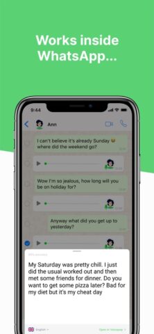 Voicepop — Turn Voice To Text для iOS — скриншот 1