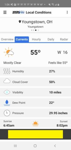 WKBN 27 Weather — Youngstown для Android — скриншот 3
