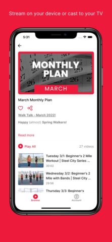 Walk At Home для iOS — скриншот 3