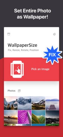 WallpaperSize : Resize & Fit для iOS — скриншот 1