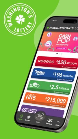 Washington’s Lottery для Android — скриншот 1