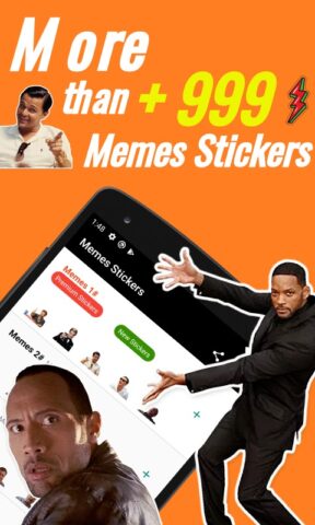WASticker meme stickers для Android — скриншот 1