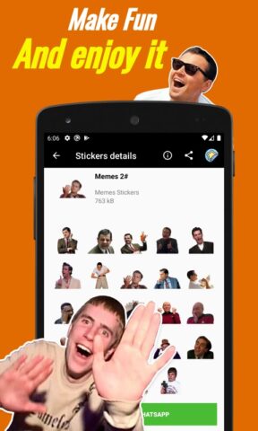 WASticker meme stickers для Android — скриншот 2