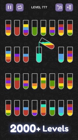 Головоломка с Сортировкой Воды для Android — скриншот 2