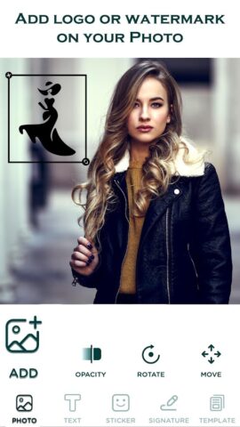 Watermark-Bодяной знак на фото для Android — скриншот 1