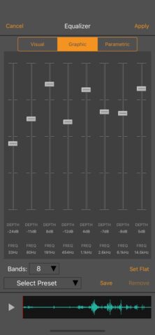 WavePad Music and Audio Editor для iOS — скриншот 3