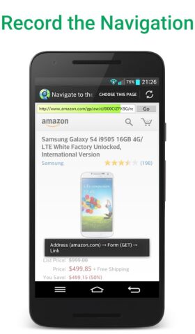 Web Alert (Website Monitor) для Android — скриншот 2