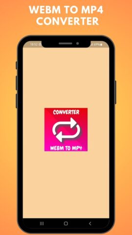 Webm to Mp4 Video Converter для Android — скриншот 1