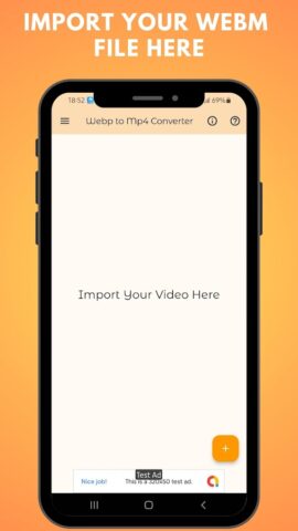 Webm to Mp4 Video Converter для Android — скриншот 2