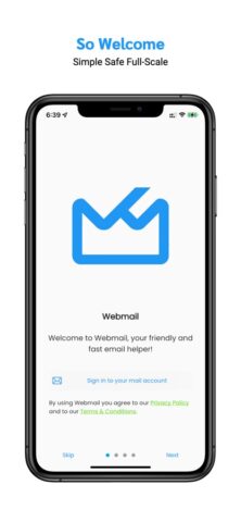 Webmail App для iOS — скриншот 1