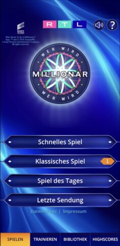 Wer wird Millionär? Training для Android — скриншот 2