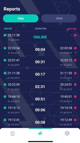 WhatLogin: online last seen для Android — скриншот 2