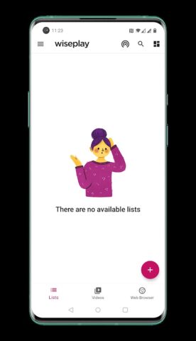 Wiseplay для Android — скриншот 1