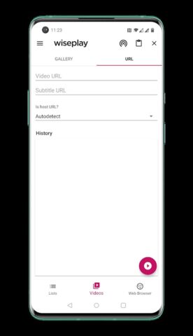 Wiseplay для Android — скриншот 3