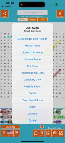 Поиск слов AI Omniglot для iOS — скриншот 5