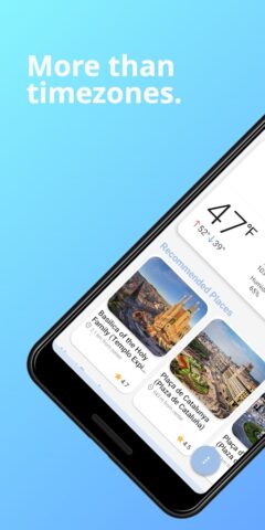 World Clock — Timezones Widget для Android — скриншот 4