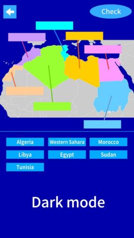 World Countries Map Quiz для Android — скриншот 3