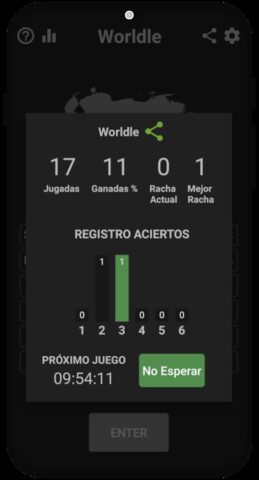 Worldle — угадай страну для Android — скриншот 5