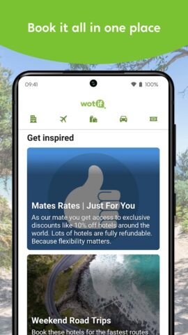 Wotif Hotels & Flights для Android — скриншот 1