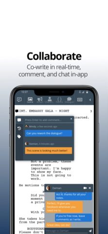 WriterDuet для iOS — скриншот 2