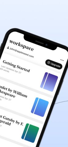 Writing Space: Books & Scripts для iOS — скриншот 2