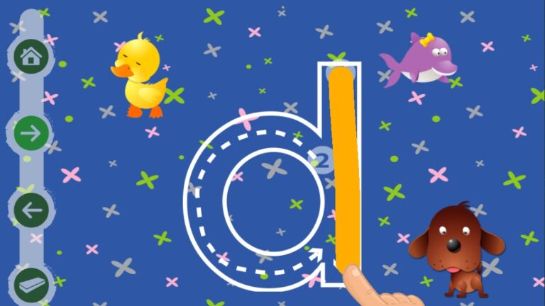 Пишем буквы алфавита для Android — скриншот 5