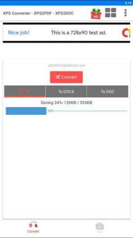 XPS Converter для Android — скриншот 1