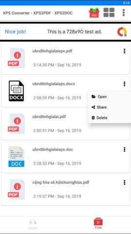 XPS Converter для Android — скриншот 3