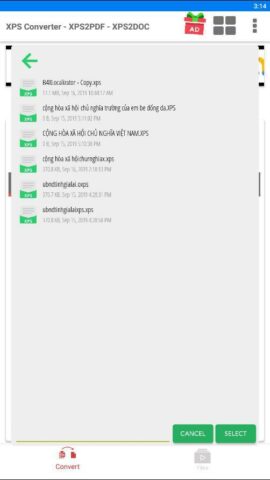 XPS Converter для Android — скриншот 5