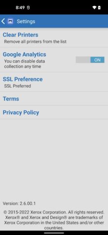 Xerox Print Service Plugin — скриншот 4