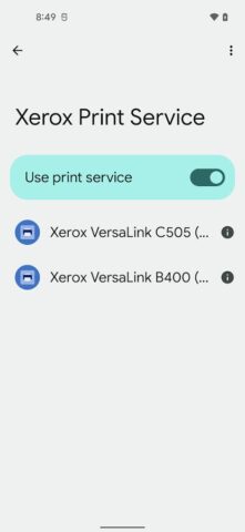 Xerox Print Service Plugin — скриншот 5