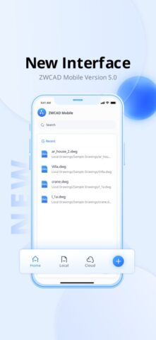 ZWCAD Mobile — Mobile CAD для iOS — скриншот 1