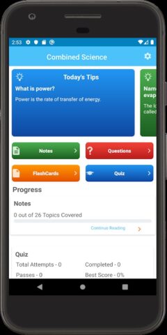 Zimsec Combined Science для Android — скриншот 1