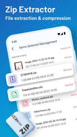 Zip Extractor — UnZIP & UnRAR для Android — скриншот 4