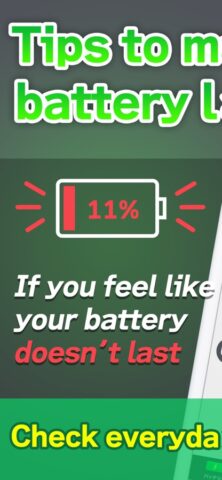 batteryウィジェット　バッテリー残量をサクサク確認 для iOS — скриншот 1
